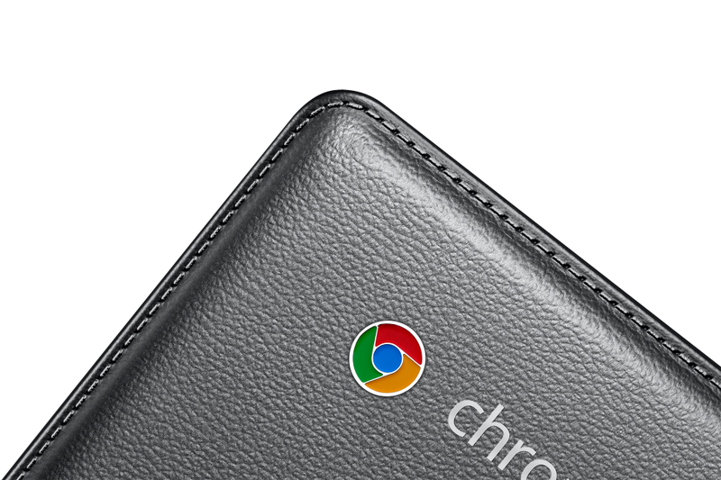 Illustration for article titled El nuevo Chromebook de Samsung viene vestido de "cuero"